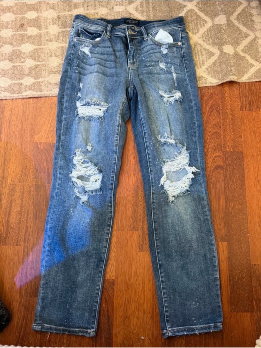Distressed Blue Women’s Jeans